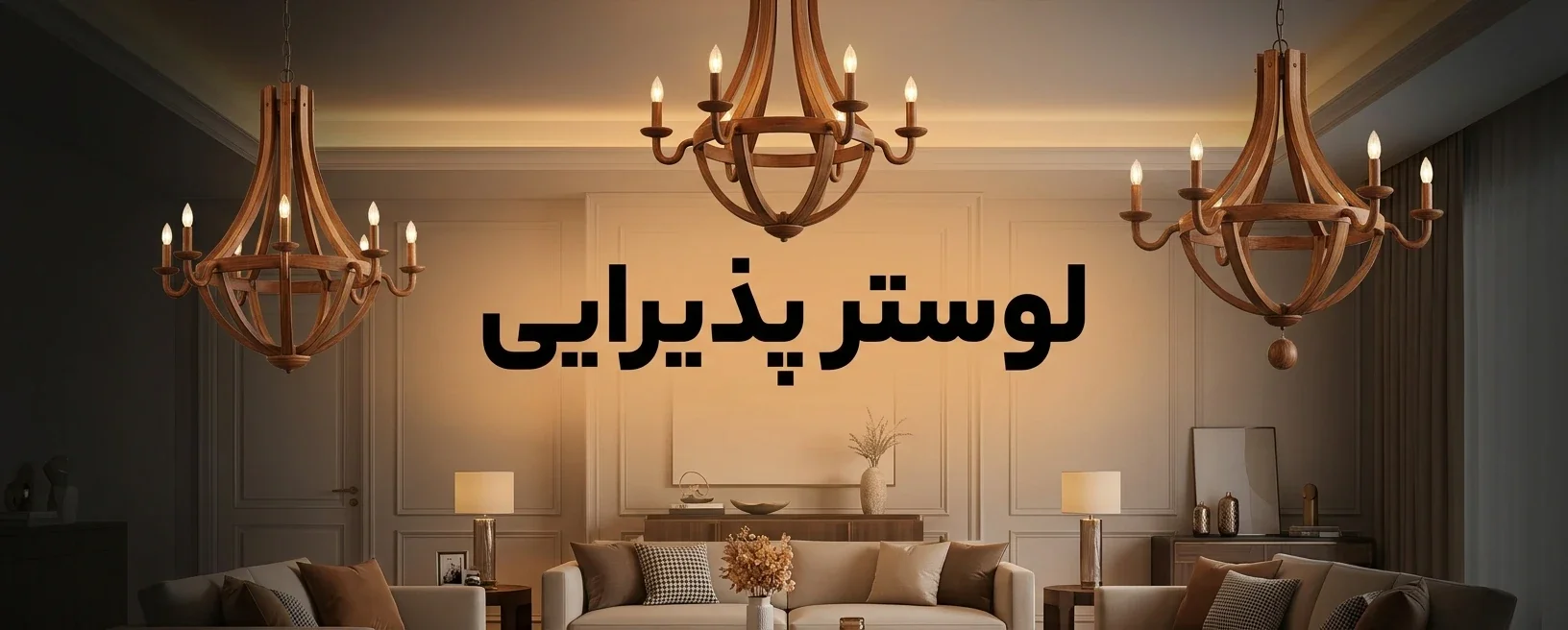 لوستر های پذیرایی گالری عاج