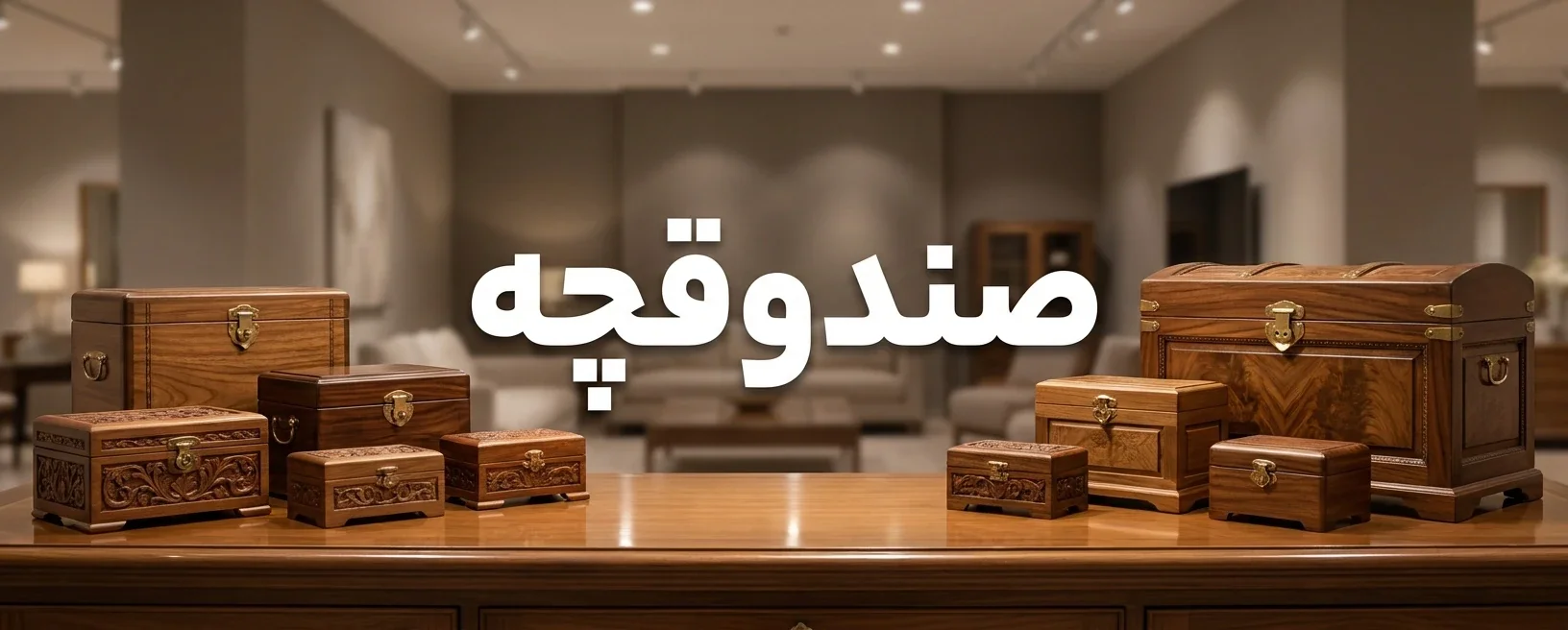 صندوقچه های چوبی گالری عاج