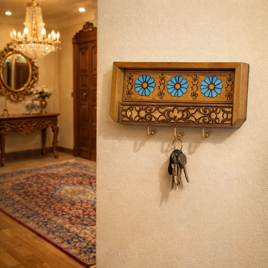 جاکلیدی لوتوس فیروزه - JA04035