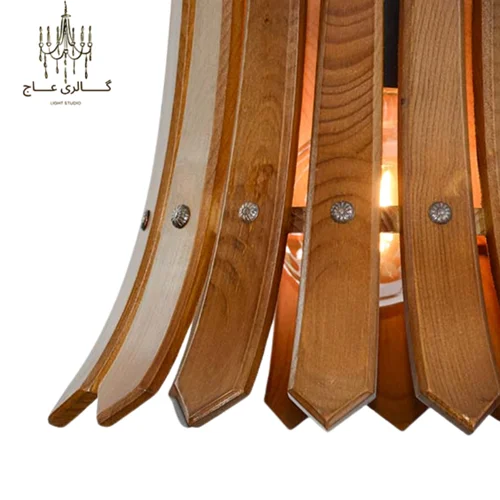 لوستر تک شعله چوبی پرچین