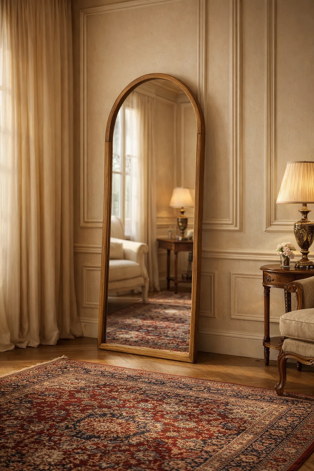 آینه قدی گنبدی ساده