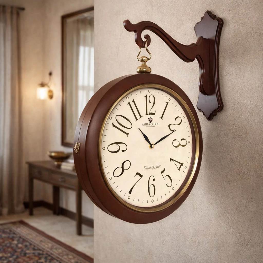 ساعت چوبی دو طرفه ۴۲۰۱