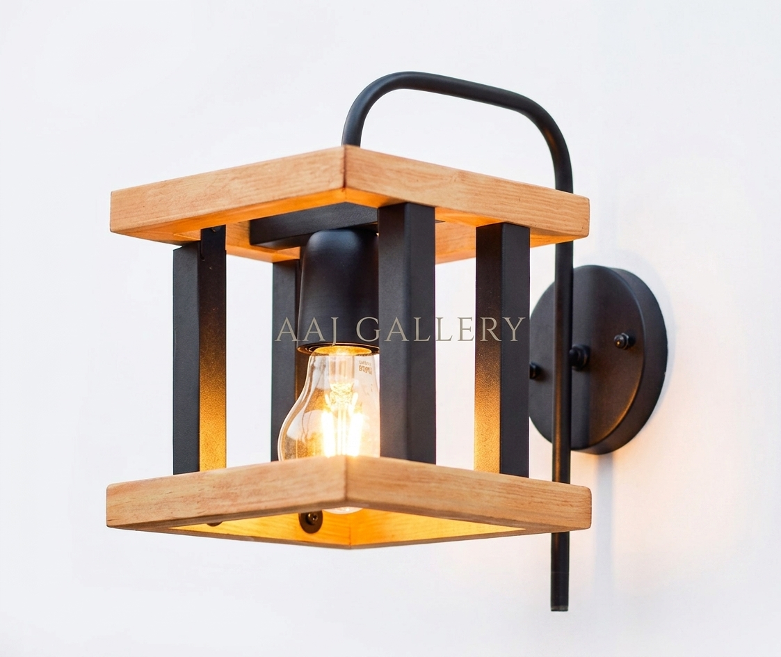 دیواری تک شعله چوب و فلز CIL500570