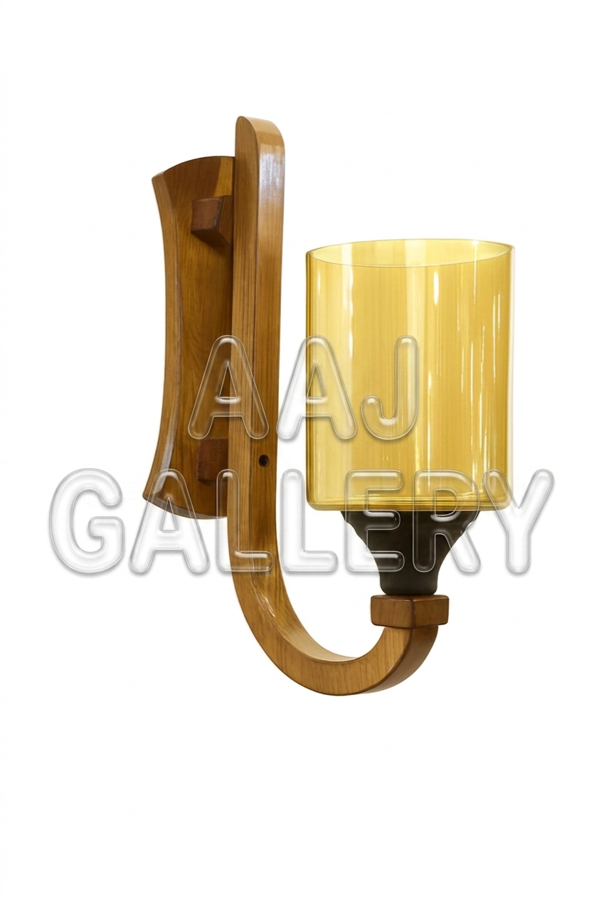 دیوارکوب چوبی کد D20