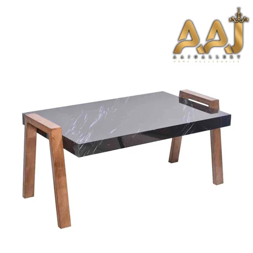 میز عسلی انزو صفحه مرمر مشکی