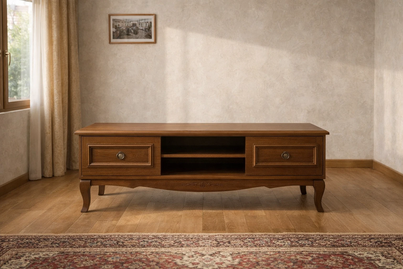 میز TV کد 74 گردویی درب گردویی