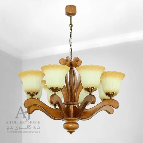 لوستر ترنج هشت شعله دارکار